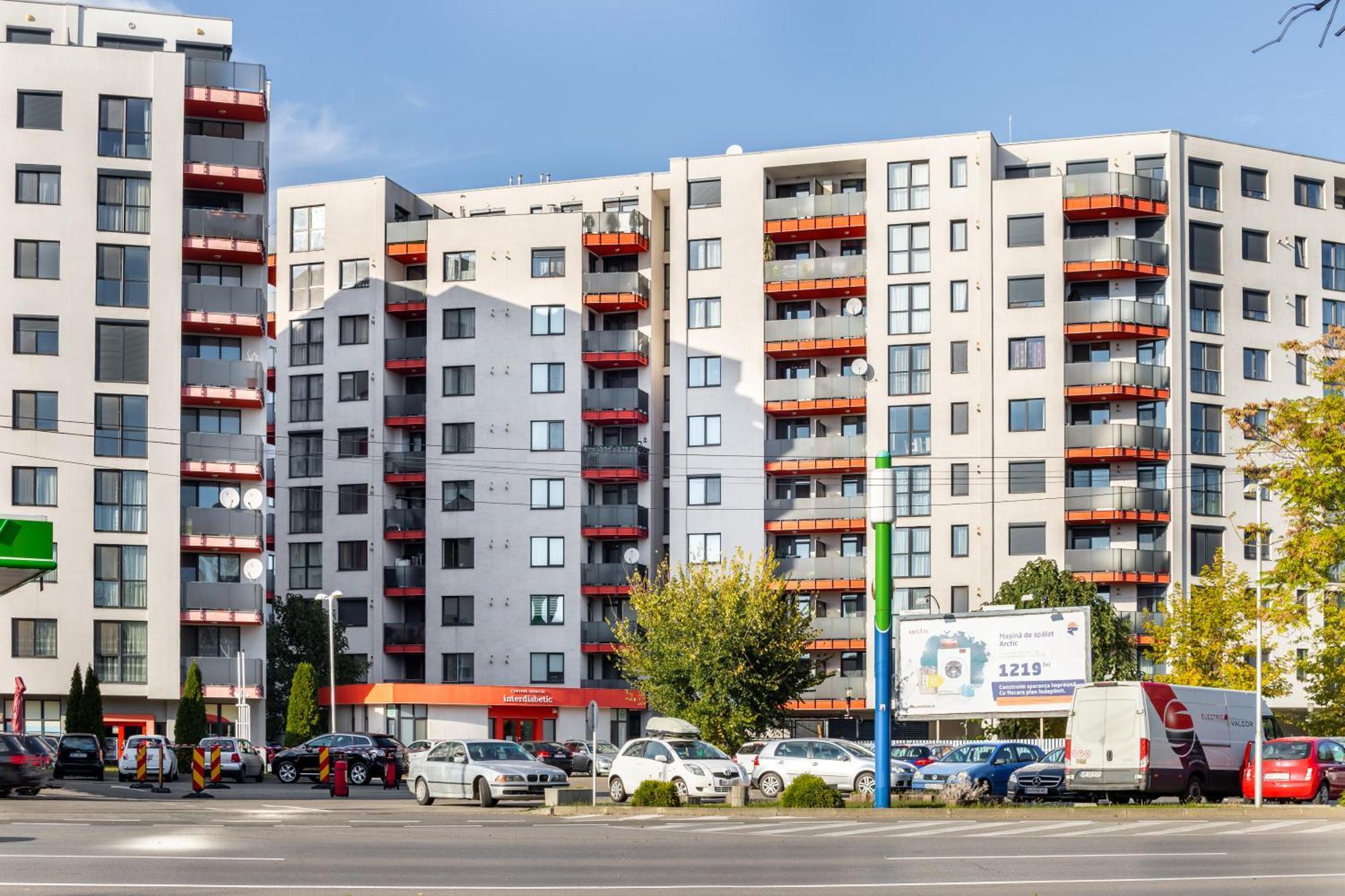 Ari Blue Apartment Ared In Kaufland Complex อาราด ภายนอก รูปภาพ